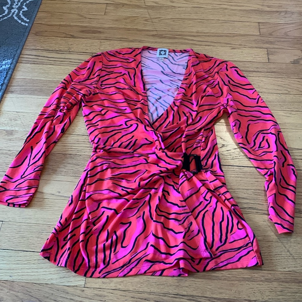 Ann Klein wrap top
